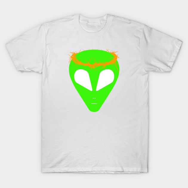 Alien Jesus #2 T-Shirt by SiSuSiSu